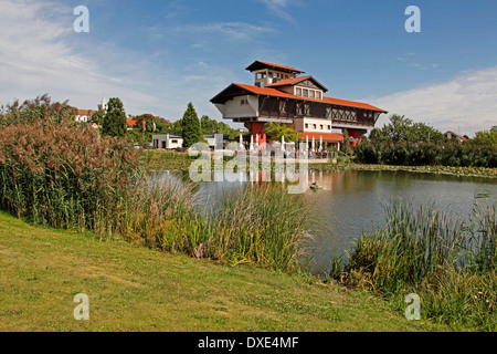 Haus der deutschen Wein Route Bockenheim ein der Weinstraße Bad Dürkheim Bezirk Rheinland-Pfalz Deutschland / Haus der Stockfoto