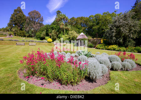 Bunten Garten in Brodick Castle, Isle of Arran Stockfoto