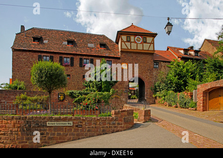 Stadttor von Dilsberg Teil Neckargemünd Rhein-Neckar-Kreis Baden-Württemberg Deutschland / Neckargemünd Baden-Württemberg Stockfoto