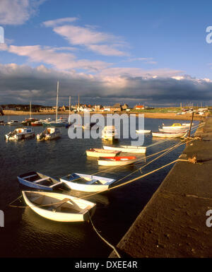 Abendlicht über Elie, Fife Stockfoto