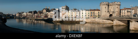 Verdun Stadt an der Maas. WW1 Battlefield Site, Verdun-Sur-Meuse, Frankreich. März 2014 Stockfoto