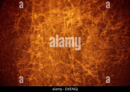Dunkel braun Canvas mit mehreren Lichtreflexe als Hintergrund. Stockfoto
