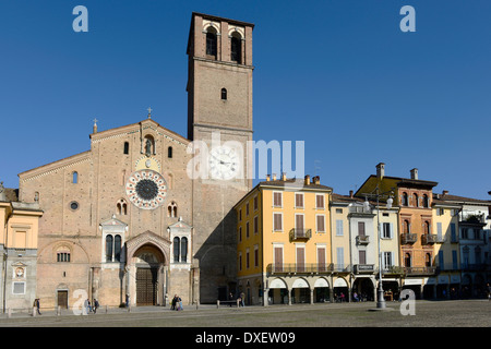 Münster am Marktplatz, Lodi, Italien Stockfoto