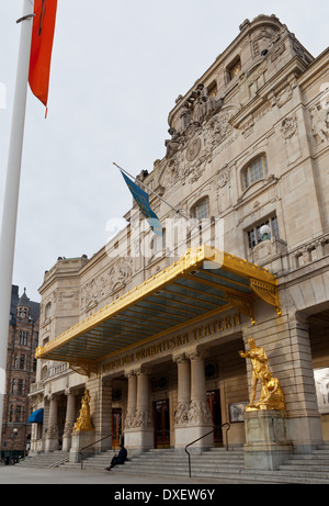Stockholm, Schweden - Kungliga Dramatiska Teatern (königliche dramatische Theater), Nybroplan Stockfoto