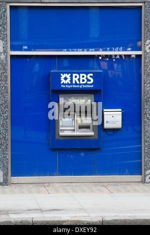 Filiale der RBS Bank auf Tottenham Court Road, London, UK Stockfoto