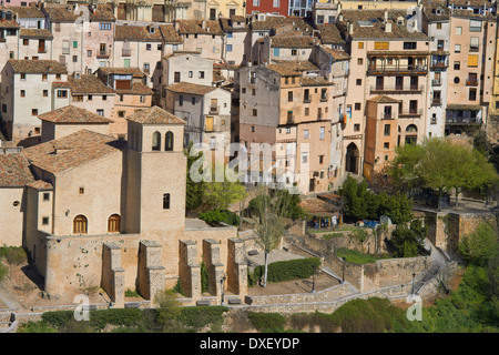 Cuenca, Júcar-Schlucht, UNESCO-Weltkulturerbe. Kastilien-La Mancha. Spanien. Stockfoto