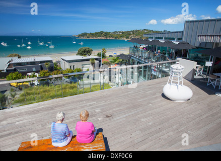 Oneroa Strand, Waiheke Island, Auckland, Nordinsel, Neuseeland Stockfoto