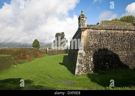 Befestigungen und Stadtmauern, Valenca Minho, Portugal Stockfoto