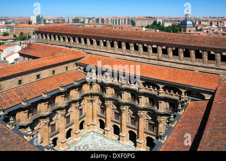 Die Universidad in der Stadt Salamanca in der spanischen Region Kastilien-León. Stockfoto