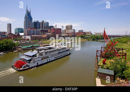 General Jackson vorbei Downtown Nashville, TN USA Stockfoto