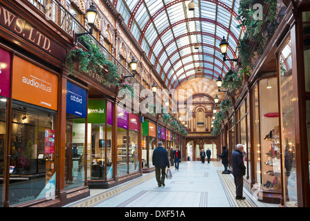 Läden in Central Arcade aus Grainger Street City Center Grainger Stadt Newcastle upon Tyne, Tyne und tragen UK GB EU Europa Stockfoto