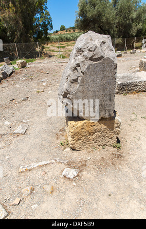 Kloster (Kloster) in Messara Tal auf Kreta in Griechenland. Messara - ist die größte Ebene in Kreta Stockfoto