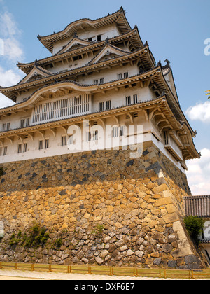 Himeji Castle ist eine japanische Höhenburg Komplex befindet sich in Himeji in der Präfektur Hyogo, Japan. Stockfoto