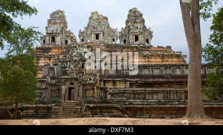 Angkor Wat in Kambodscha. Angkor ist ein UNESCO-Weltkulturerbe. Stockfoto