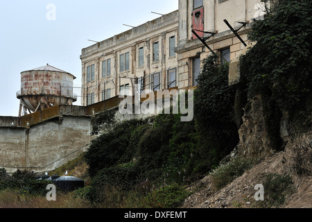 Zellenblock der Gefängnis Insel Alcatraz, San Francisco, Kalifornien, USA Stockfoto