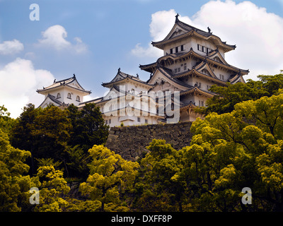 Himeji Castle ist eine japanische Höhenburg Komplex befindet sich in Himeji in der Präfektur Hyogo. Stockfoto