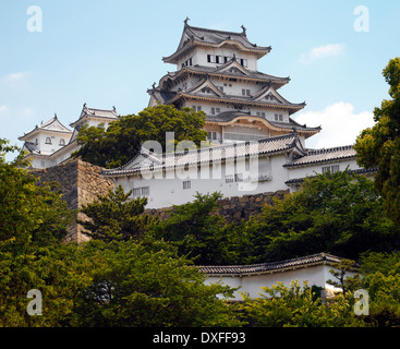 Himeji Castle ist eine japanische Höhenburg Komplex befindet sich in Himeji in der Präfektur Hyogo. Stockfoto