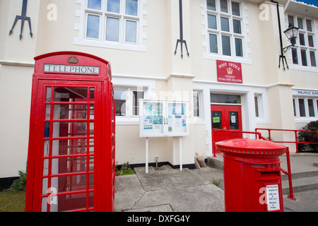 Das Postamt in Port Stanley, der Hauptstadt der Falkland-Inseln. Stockfoto