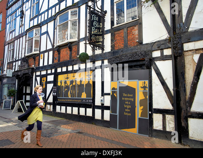 Die alte Glocke Hotel Sadler Tor Derby Derbyshire England, UK Restaurierung unterzogen Stockfoto