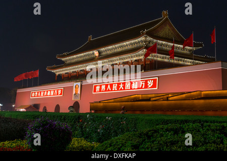 Asien-Beijing-CHINA-verbotene Stadt-Meridian-Tor Stockfoto