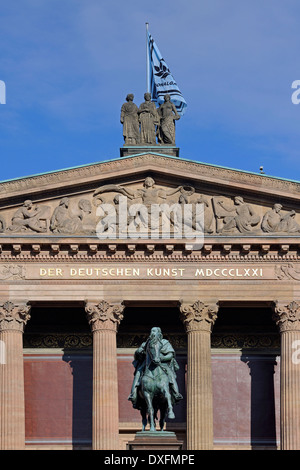 Alte Nationalgalerie, Berlin, Deutschland / Alte Nationalgalerie Stockfoto