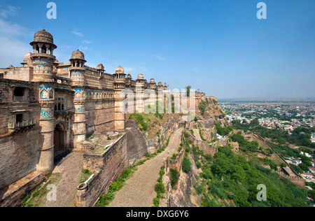 Gwalior Fort - Madhya Pradesh - Indien Stockfoto