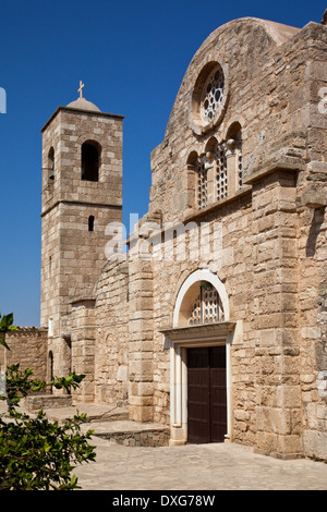 St. Barnabas Kloster (Apostolos Varnavas Kloster) in Türkisch Zypern. Stockfoto