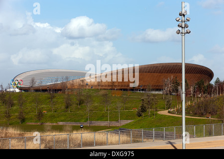 Das Lee Valley VeloPark in den Queen Elizabeth Olympic Park, Atratford. Stockfoto