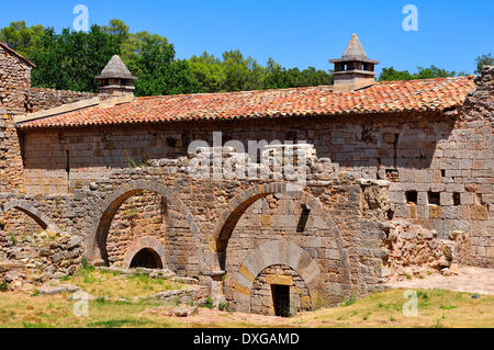 Das ehemalige Zisterzienserkloster Abbaye du Thoronet, Département Var, Provence-Alpes-Côte d ' Azur, Frankreich Stockfoto