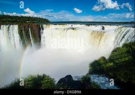 Iguazú Wasserfälle, Iguazú Nationalpark, UNESCO World Heritage Site, Argentinien Stockfoto