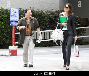 Schauspieler Jason Alexander schließt sich Obama For America Florida für Medicare Rundtisch mit lokalen Senioren an der Mae Volen Center Boc Stockfoto