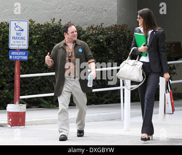 Schauspieler Jason Alexander schließt sich Obama For America Florida für Medicare Rundtisch mit lokalen Senioren an der Mae Volen Center Boc Stockfoto
