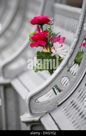 floral tribute Stockfoto