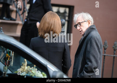 Vanessa Paradis, Woody Allen vor Ort für "Fading Gigolo" in Brooklyn wo: New York City, USA: 12. November 2012 Stockfoto