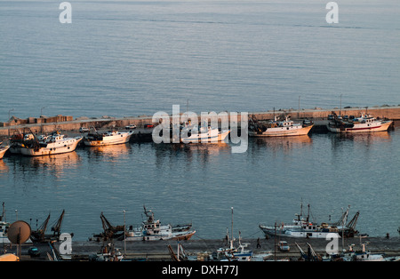 Hafen in Sizilien Stockfoto