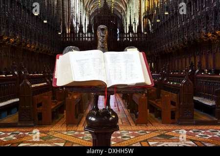 Eine der (25) Bilder auf interne Aspekte der Kathedrale von Chester Verwandte von Fotograf Peter Wheeler. Bitte geben Sie die vollständigen individuell einstellen. Stockfoto