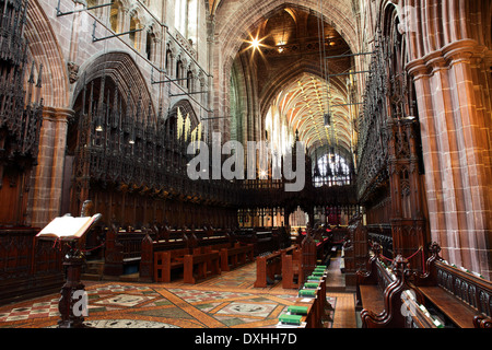 Eine der (25) Bilder auf interne Aspekte der Kathedrale von Chester Verwandte von Fotograf Peter Wheeler. Bitte geben Sie die vollständigen individuell einstellen. Stockfoto