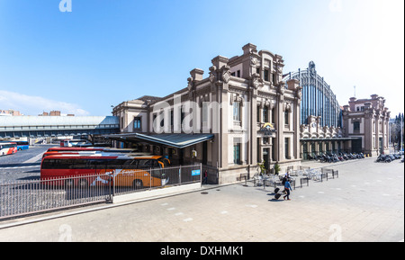 Estacio del Nord, Busstation, Barcelona, Spanien. Stockfoto