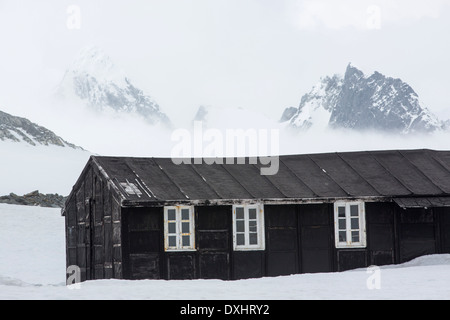 Base Orcadas ist eine argentinische Forschungsstation in der Antarktis, und die ältesten der Stationen in der Antarktis Stockfoto