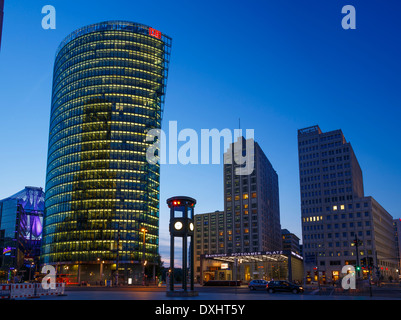 Deutsche Bahn-Hauptbüro Potsdamer Platz (Potsdamer Platz), Berlin Stockfoto