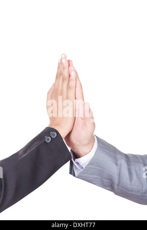Indische Wirtschaft Menschen Handshake Stockfoto