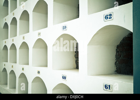 Friedhof in Südamerika Stockfoto