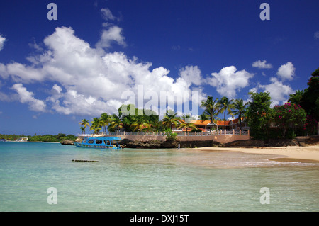 Store Bay Strand, Tobago Stockfoto