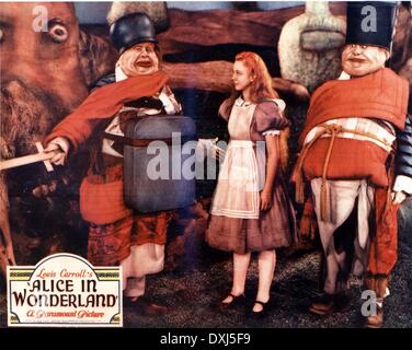 ALICE IM WUNDERLAND Stockfoto