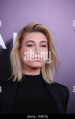 New York, New York, USA. 26. März 2014. HAILEY BALDWIN besucht 'Noah' New York Premiere in der Ziegfeld Theater. Bildnachweis: Sonia Moskowitz/Globe Photos/ZUMAPRESS.com/Alamy Live-Nachrichten Stockfoto