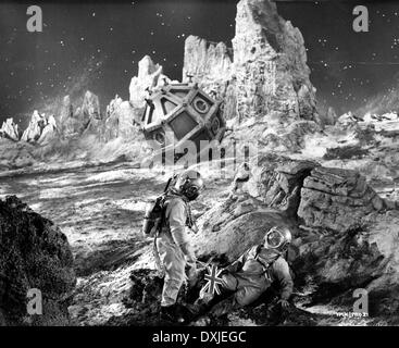 ERSTE MÄNNER IN (BR1964) FREMDEN MONDLANDSCHAFT Stockfoto