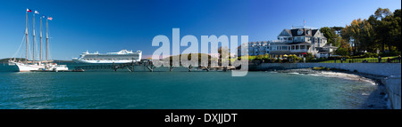 Panorama von Bar Harbour, Maine USA 2 Stockfoto