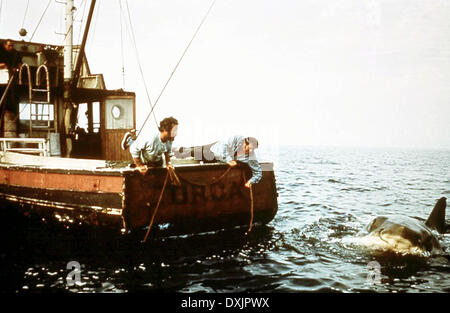 JAWS, 1975, Film, Film, Stockfoto