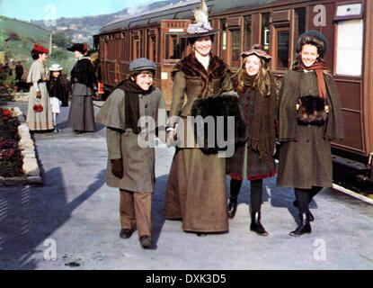 DIE EISENBAHN-KINDER Stockfoto