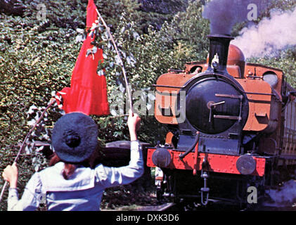 DIE EISENBAHN-KINDER Stockfoto